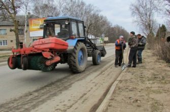 В Гдове начали весеннюю уборку улиц